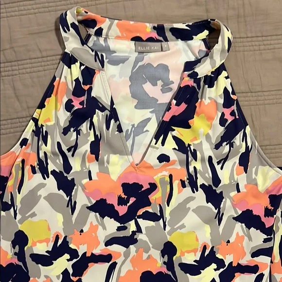 Ellie Kai Vibrant Floral Midi Dress - Picture 5 of 5